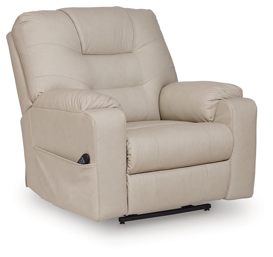 Belmone Pike Sand Power Lift Recliner (Online Special Price)