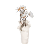 Westonholm White Handmade Flutter Vase