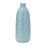 Whitlow Aqua Ceramic Circles Vase Haze