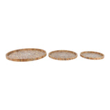 Fentonrun Brown/Tan Trays (Set of 3)