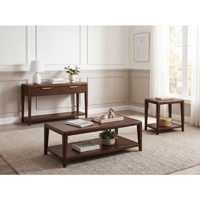 Bancroft Brown Cocktail Table