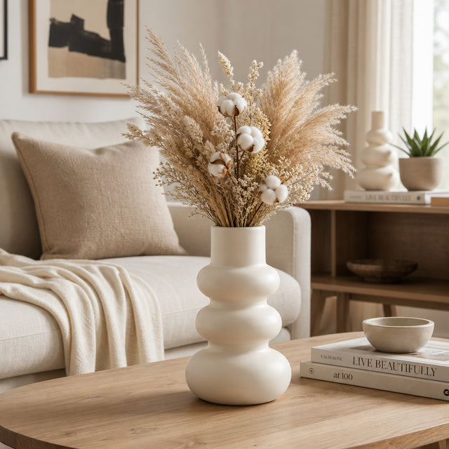 Healdsburg Ivory Dolomite Stacked Spheres