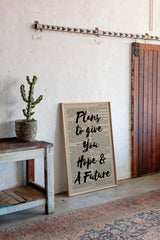 Hope and a Future Scripture Overlay Print