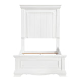 York White Twin Bed