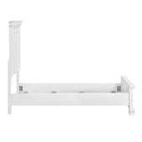 York White Twin Bed