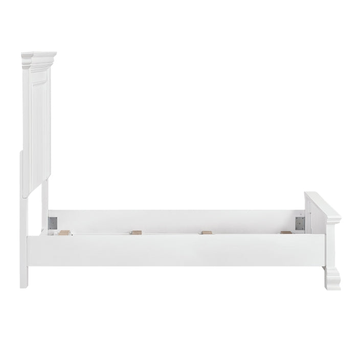 York White Twin Bed