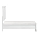 York White Twin Bed