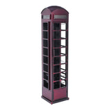 Glory Days Red Vintage Telephone Booth Bar