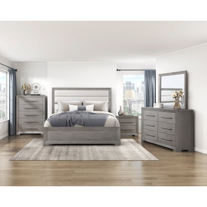 Owen Silver Queen Bed