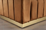 Harbor Saddle 86.5" Velvet Upholstered Sofa