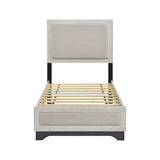 Westport Silver Twin Platform Bed