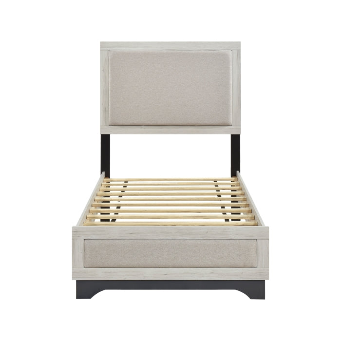 Westport Silver Twin Platform Bed
