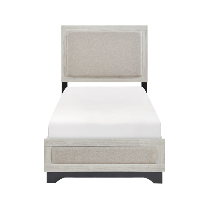 Westport Silver Twin Platform Bed