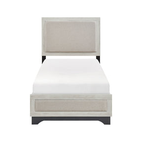 Westport Silver Twin Platform Bed