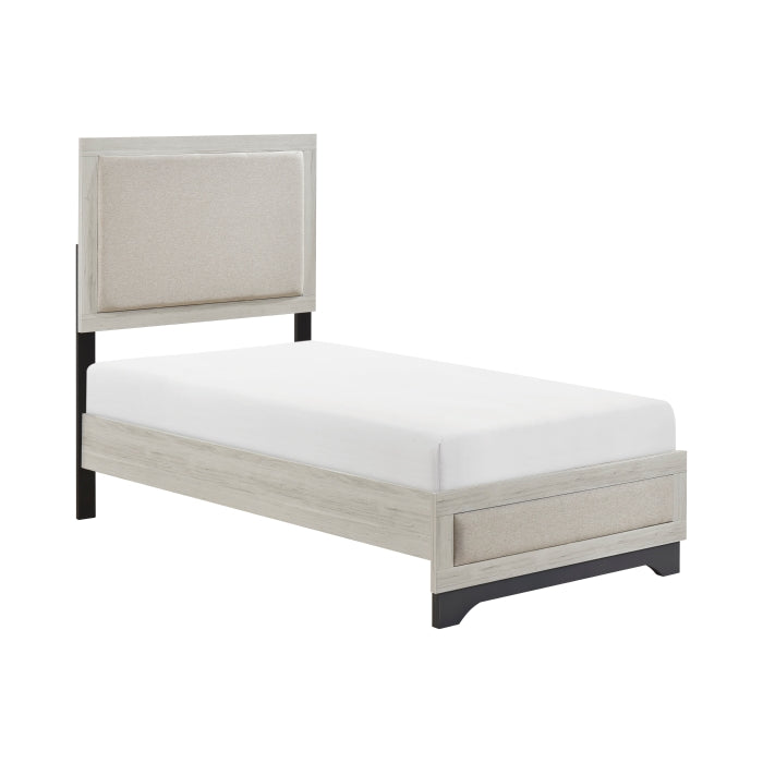 Westport Silver Twin Platform Bed