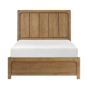 Charlotte Brown Queen Platform Bed With Storage Side Rails