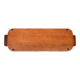 Mount Baldy Brown Wooden Tray with Handles