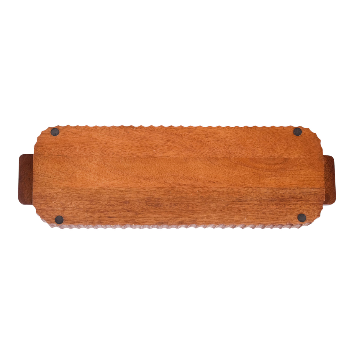 Mount Baldy Brown Wooden Tray with Handles