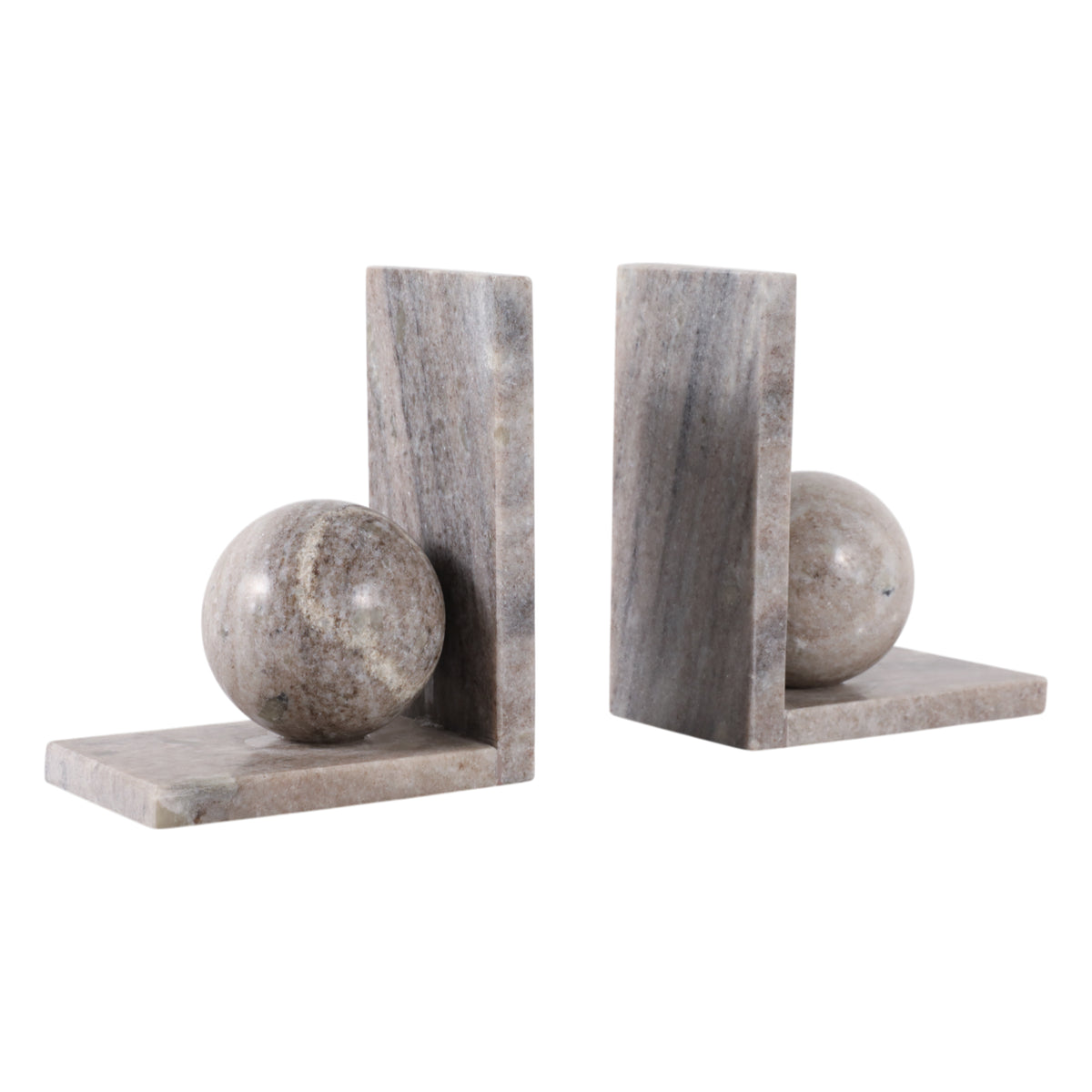 Elmo Tan Morchana Ball on Base Bookends (Set of 2)
