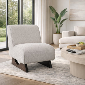 Noelstone Ivory/Brown Chair