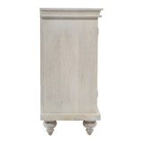 Taj White Accent Cabinet