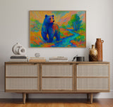 Chromatic Bear by the Riverbend