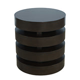 Brix Espresso Round End Table