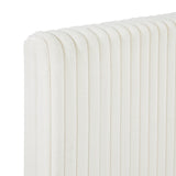 Linea White Wall Panel For Nightstand One Piece