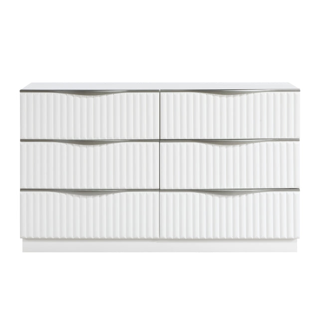 Linea White Dresser