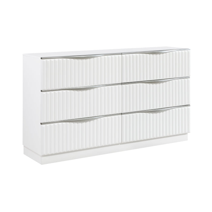 Linea White Dresser