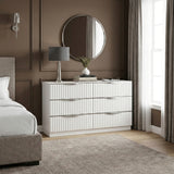 Linea White Dresser