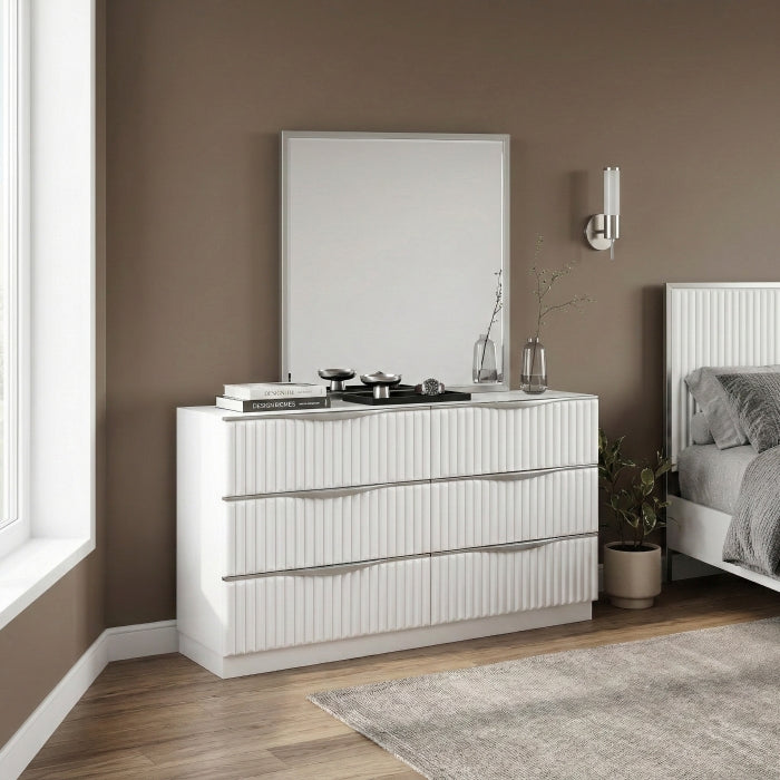 Linea White Dresser