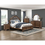 Bridgepoint Brown Queen Bed