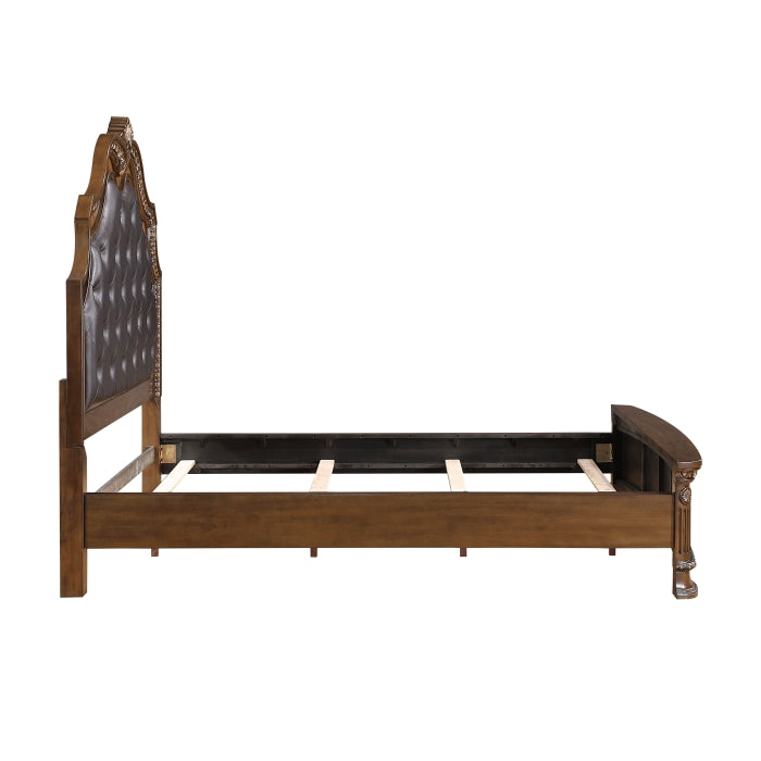 Bridgepoint Brown Queen Bed