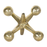 Devon Gold Metal Jacks Decor