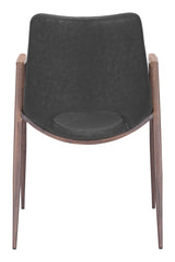 Desi Black & Walnut Dining Chair (Set of 2)