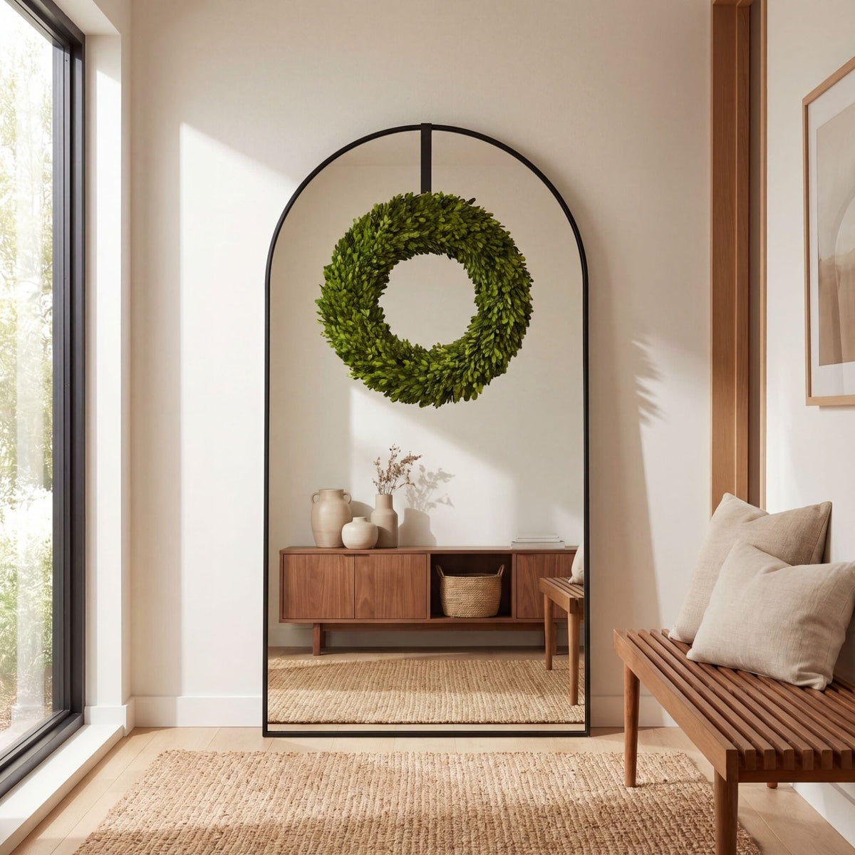 24” Preserved Boxwood Wreath