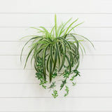 24" UV Resistant Artificial Spider Bush (Indoor/Outdoor) - Set of 3