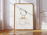 Seagull on a Toilet Roll