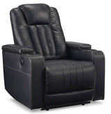 Center Point Black Recliner - Ornate Home