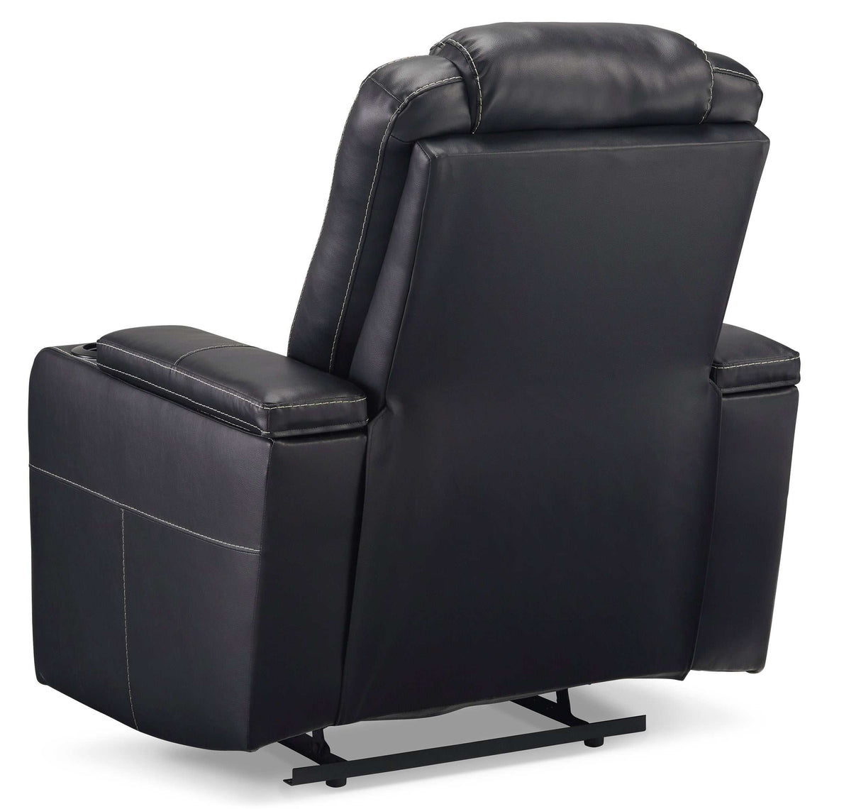 Center Point Black Recliner - Ornate Home