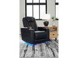 Center Point Black Recliner - Ornate Home