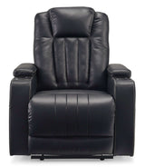 Center Point Black Recliner - Ornate Home