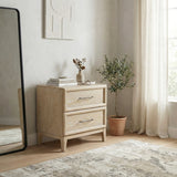 Oakmont Black Nightstand