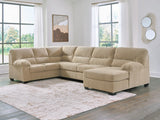 SimpleJoy Sand 3-Piece Sectional with RAF Chaise