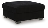 SimpleJoy Onyx Oversized Accent Ottoman