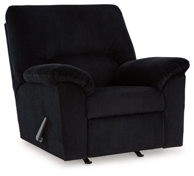 SimpleJoy Onyx Rocker Recliner - Ornate Home