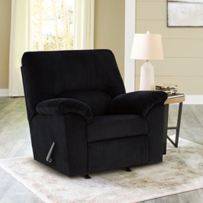 SimpleJoy Onyx Rocker Recliner - Ornate Home