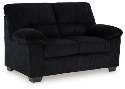 SimpleJoy Onyx Loveseat - Ornate Home