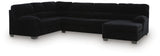 SimpleJoy Onyx 3-Piece Sectional with RAF Chaise (Online Special Price)
